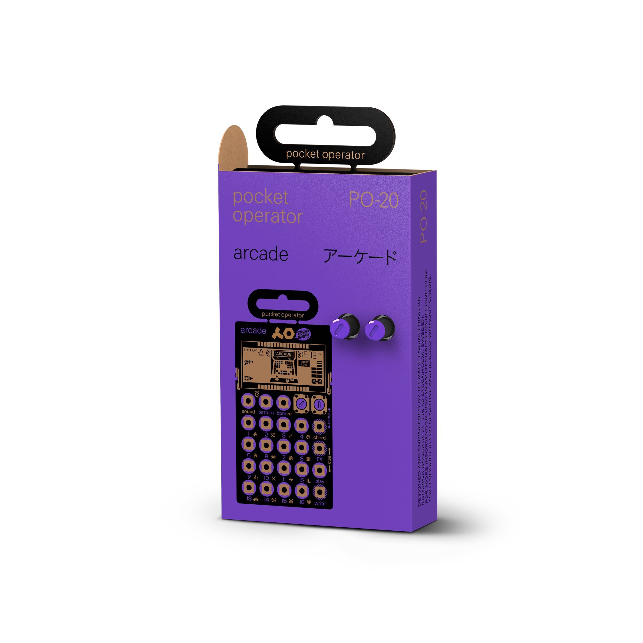 Teenage Engineering Pocket Operator Arcade Sound Synth PO-20